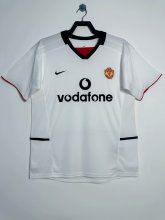 2002/2003  Manchester United Away Fans Retro  1:1 Quality  Soccer Jersey