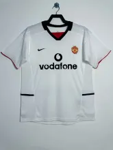 2002/2003  Manchester United Away Fans Retro  1:1 Quality  Soccer Jersey