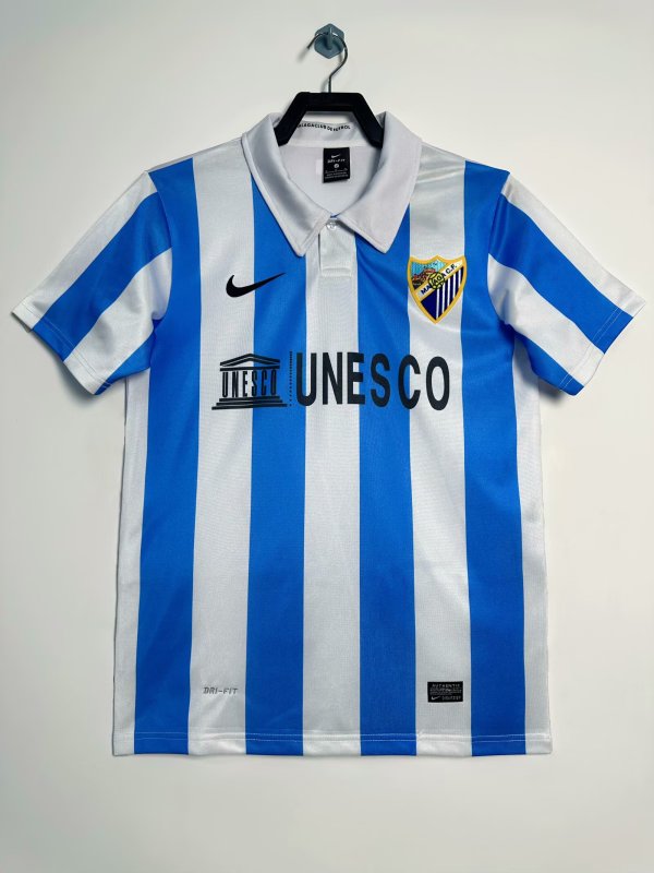 2012/2013 Malaga Home Fans Retro 1:1 Quality Soccer Jersey