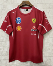 F1 racing suit T-shirt 2025 Ferrari  shirt 1:1 Quality F1 Jerseys
