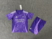 25/26 Orlando City SC Home  Kids 1:1 Quality Soccer Jersey