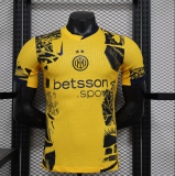 24/25  Inter Milan Third  Yellow Player 1:1 Quality Soccer Jersey