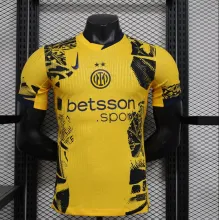24/25  Inter Milan Third  Yellow Player 1:1 Quality Soccer Jersey