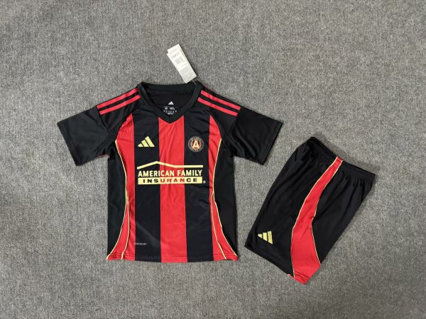 25/26 Atlanta United FC Home  Kids Kits 1:1 Quality Soccer Jersey