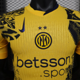 24/25  Inter Milan Third  Yellow Player 1:1 Quality Soccer Jersey