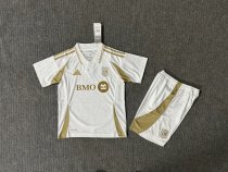 25/26 Los Angeles FC  Away  Kids Kits 1:1 Quality Soccer Jersey