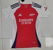 24/25 Arsenal Home Red 1:1 Quality Women Soccer Jersey