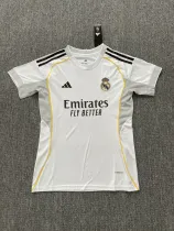 25/26 Real Madrid Home Woman's  Fans 1:1 Quality Soccer Jersey