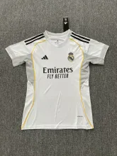 25/26 Real Madrid Home Woman's  Fans 1:1 Quality Soccer Jersey