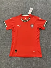 25/26 Portugal Home Woman's  Fans 1:1 Quality Soccer Jersey