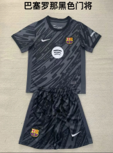 24/25 Barcelona Goalkeeper Adult Kits 1:1  Quality  Soccer Jersey（成人套装）