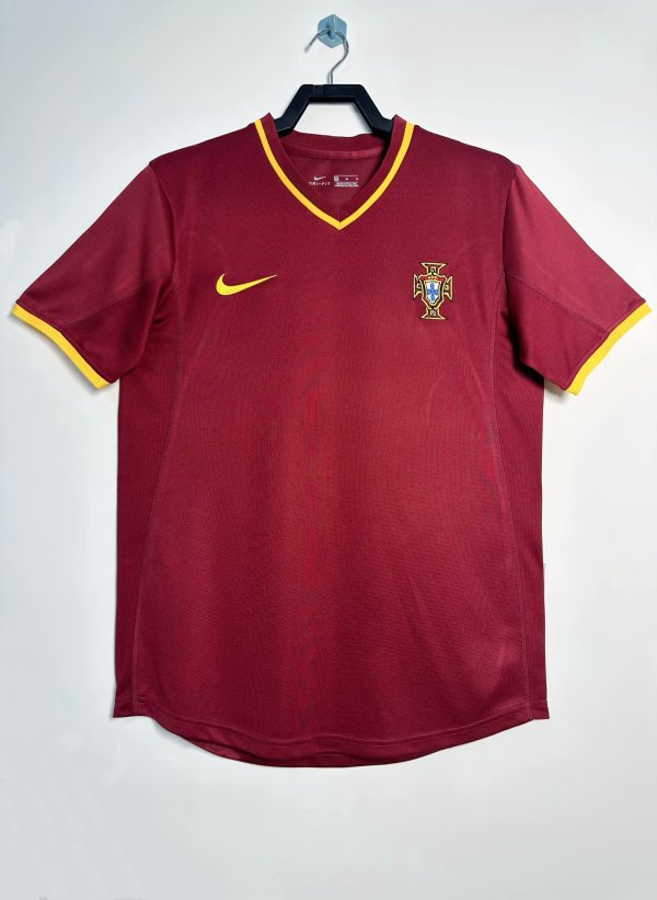 2000  Portugal Home Fans Retro 1:1 Quality  Soccer Jersey