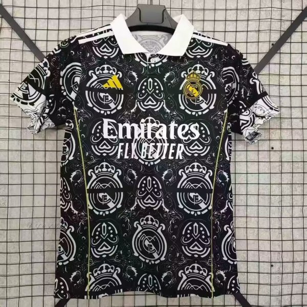 25/26 Real Madrid POS Black Fans 1:1 Quality Soccer Jersey