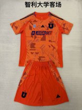 25/26 Universidad de Chile Away Adult Kits 1:1  Quality  Soccer Jersey（成人套装）