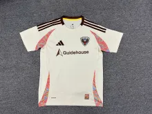 25/26 Washington United  Away White Fans 1:1 Quality Soccer Jersey