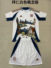 25/26 Bayern Munich Special edition white Adult Kits 1:1  Quality  Soccer Jersey（成人套装）
