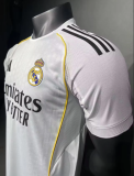 25/26 Real Madrid Home White  Player 1:1 Quality Soccer Jersey