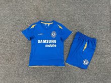 2005/2006 Chelsea Home Kids Retro 1:1 Quality Soccer Jersey