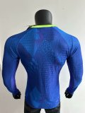 25/26 Brazil Away Player Long Sleeve 1:1 Quality Soccer Jersey