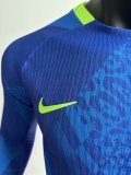 25/26 Brazil Away Player Long Sleeve 1:1 Quality Soccer Jersey
