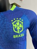 25/26 Brazil Away Player Long Sleeve 1:1 Quality Soccer Jersey