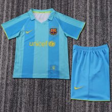 2007/2008 Barcelona Away 1:1 Kids Retro Soccer Jersey