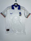1995 Italy Away White Fans Retro 1:1 Quality Soccer Jersey