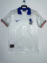 1995 Italy Away White Fans Retro 1:1 Quality Soccer Jersey