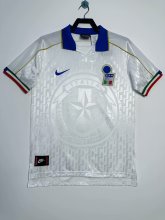 1995 Italy Away White Fans Retro 1:1 Quality Soccer Jersey