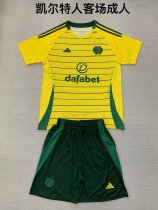 24/25 Celtic Away Adult Kits 1:1  Quality  Soccer Jersey（成人套装）