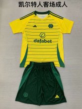 24/25 Celtic Away Adult Kits 1:1  Quality  Soccer Jersey（成人套装）