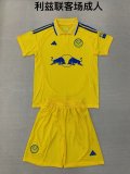 24/25 Leeds United  Away Adult Kits 1:1  Quality  Soccer Jersey（成人套装）