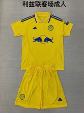 24/25 Leeds United  Away Adult Kits 1:1  Quality  Soccer Jersey（成人套装）