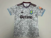 25/26 Aston Villa Training Clothes Fans  1:1 Quality Soccer Jersey