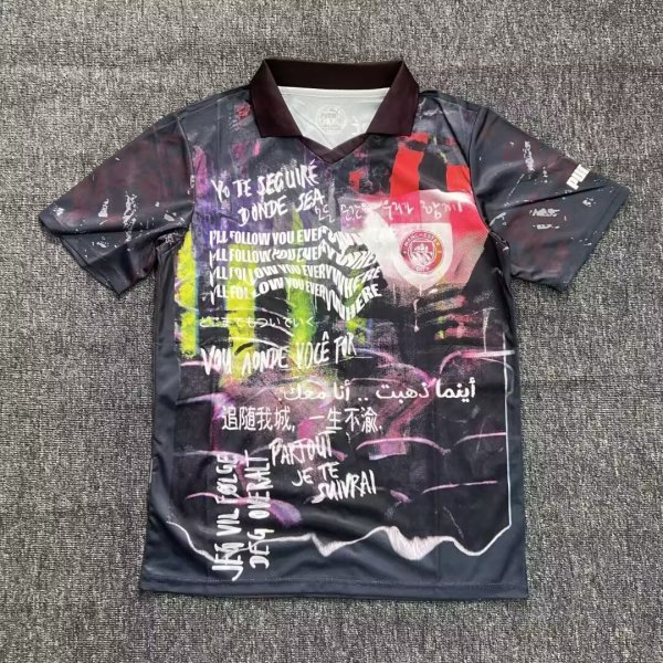 25/26 Manchester City Special Edition Black Fans 1:1 Quality Soccer Jersey