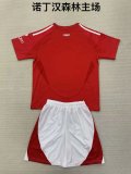 24/25  Nottingham Forest Home  Adult Kits 1:1  Quality  Soccer Jersey（成人套装）