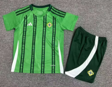 24/25  Northern Ireland Home Kids Kits 1:1 Quality Soccer Jersey