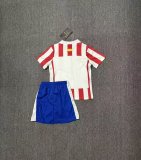 25/26 Atletico Madrid  Home Kids Soccer Jersey