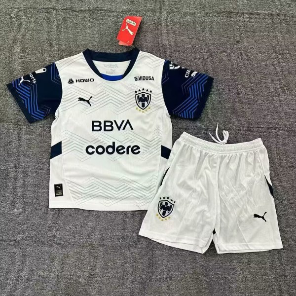 24/25 Monterrey Away Kids 1:1 Quality Soccer Jersey
