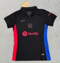 24/25 Barcelona Away Black Woman's  Fans 1:1 Quality Soccer Jersey