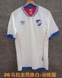 25/26 Nacional Training Clothes White Fans 1:1 Quality Soccer Jersey