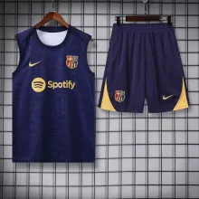 25/26 Barcelona Navy Blue 1:1 Quality Training Vest （A-Set）
