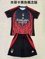 25/26 Benfica Special Edition  Black Kids Kits 1:1 Quality Soccer Jersey