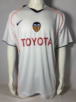 2004/2005 Valencia  Home Fans Retro 1:1 Quality  Soccer Jersey