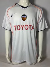 2004/2005 Valencia  Home Fans Retro 1:1 Quality  Soccer Jersey