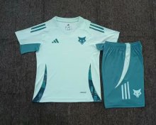 25/26 Cruzeiro Training Clothes Blue Kids  1:1  Quality Soccer Jersey