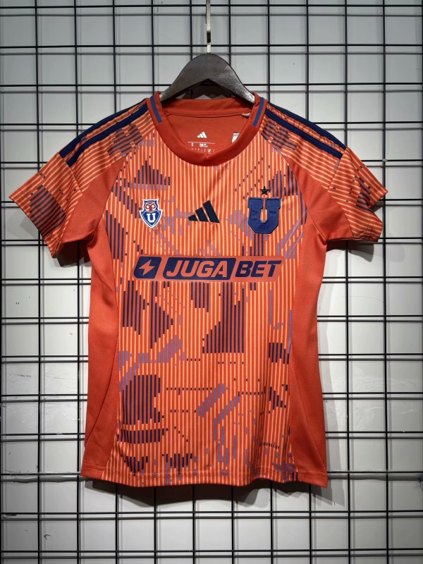 25/26  Universidad De Chile Woman  Fans 1:1 Quality Soccer Jersey