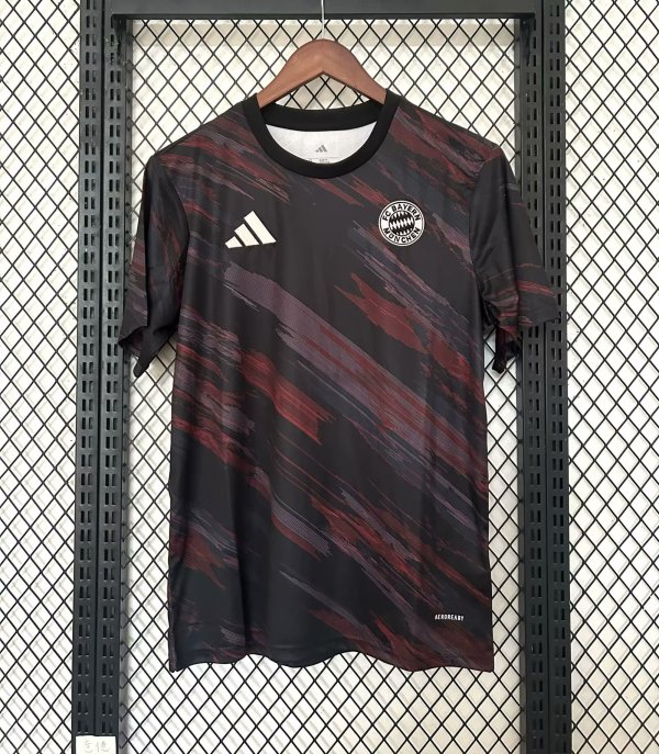 25/26 Bayern Munich Pre match uniform Fans 1:1 Quality Soccer Jersey