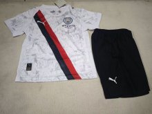 25/26 Manchester City Away Kids Kits 1:1 Quality Soccer Jersey