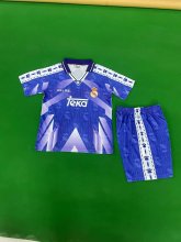1996/1997 Real Madrid Away Kids Retro 1:1 Quality  Soccer Jersey